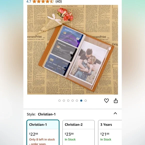 Leather Journal with inspirational Bible verse and band closure. ❤️❤️❤️ - Picture 9 of 11